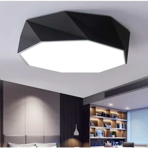Modern artistic Minimalism LED rhombus Ceiling Light round Indoor down Lamp creative personality study dining room