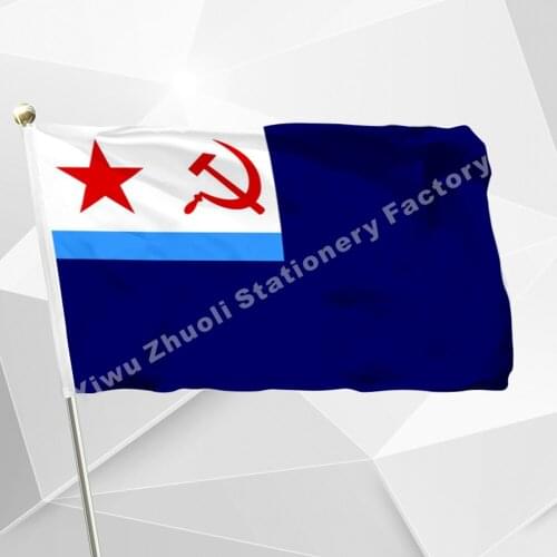 Auxiliary vessels ensign Soviet Union flag Polyester Banner Flying Custom Flag Outdoor