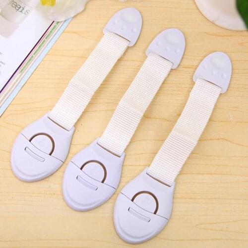 10 Pieces Cloth Safety Lock Baby Child Safety Care Plastic Lock With Baby Baby Protection Drawer Door Cabinet Cupboard Toilet