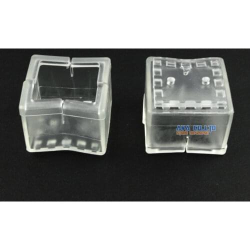 16 Pcs 28*28mm Chair Table Leg Cap Rubber Feet Protector Pad Cover Square