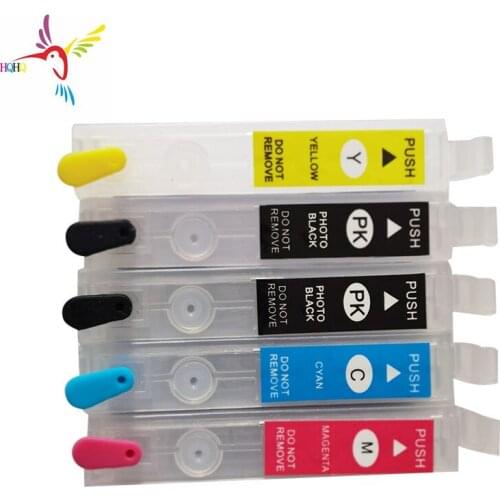 5 Colors/Set T1171/T1031-T1034 Refillable Ink Cartridge With Permanent Chip For Epson T40W/TX600FW/TX550W/TX610/TX510Fn