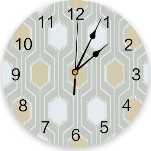 Abstract Geometric Creative Wall Clock For Home Office Decoration Living Room Bedroom Kids Room Hanging Watch