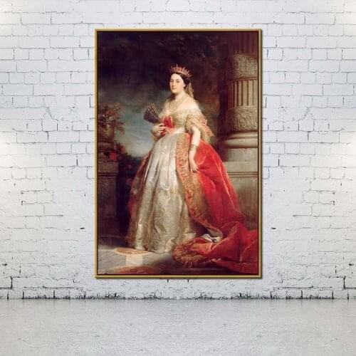 Artcozy Oil Canvas Painting Mathilde Bonaparte For Home Decoration Wall Art