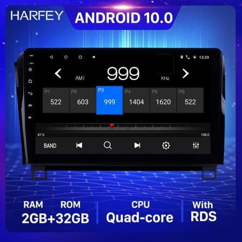 Harfey 10.1" Android 10.0 GPS car Multimedia Player for 2006 2007 2008-2015 TOYOTA Sequoia 2Din Car Radio Auto Stereo