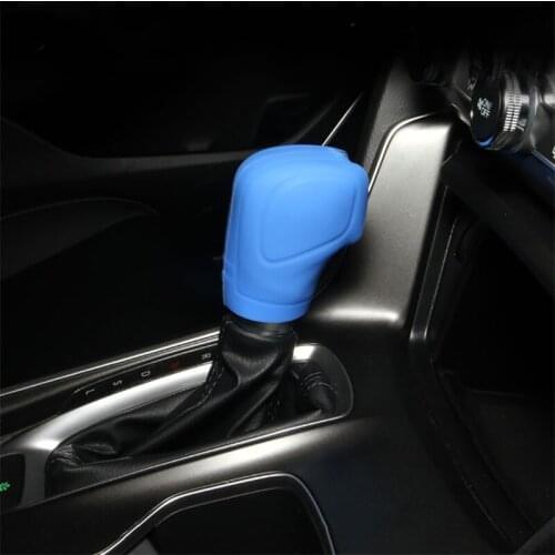 Car Silicone Cover Gear Head Shift Case Car Accessories For Volkswagen Tiguan POLO T-ROC Golf Jetta Passat Touareg Touran etc