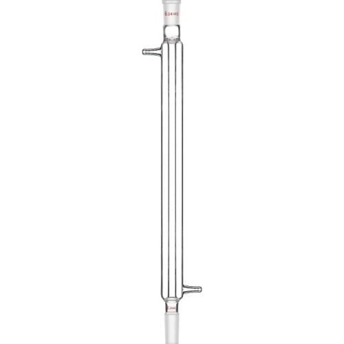 Borosilicate Glass Liebig Condenser with 24/40 Joint 400mm Jacket Length Lab Glass Condenser
