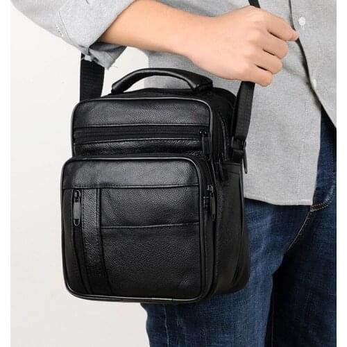 Brand New Business Mens Shoulder Bags Casual Leather Small Men PU Messenger Bags High Quality Mini Crossbody Bag