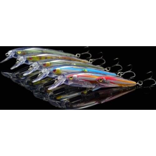 Fising hard lure long shot Bait-artificial Minnow Top water 9cm 12g Hard Bait fishing lure Minnow school of fish tackles 1PC