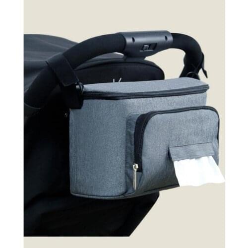 Multifunction Baby Stroller Bag Organizer Bag Nappy Diaper Mummy Bag Carriage Buggy Pram Cart Basket Hook Pushchair Accessory