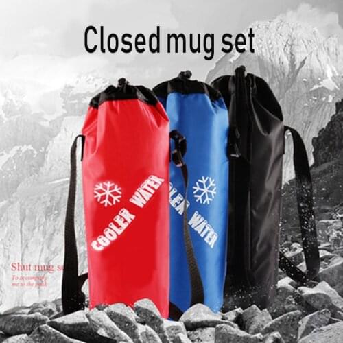 1pc Insulation Cup Set Outdoor Insulation Pot Cover Large Capacity Insulation Cup Set Travel Thermos Cup Bag Universal