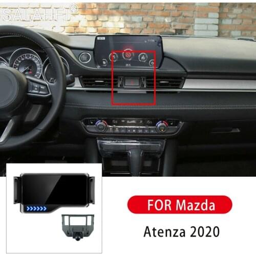 2021 New Car Phone Holder Gravity Car Bracket Air Vent Stand Holder Cell Phone Holder For Mazda Atenza 2020 Car Goods Bracket