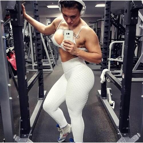 New Fashion Fitness Leggings for Women High Waist Ladies Sport Workout Pants Sexy Solid Bodybuilding Push Up Legging Pants