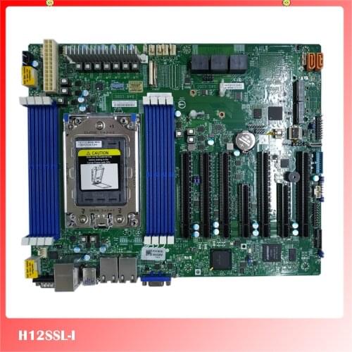 Original Single way Server Motherboard For H12SSL-I AMD EPYC 7002 PCIE4.0 Good Quality