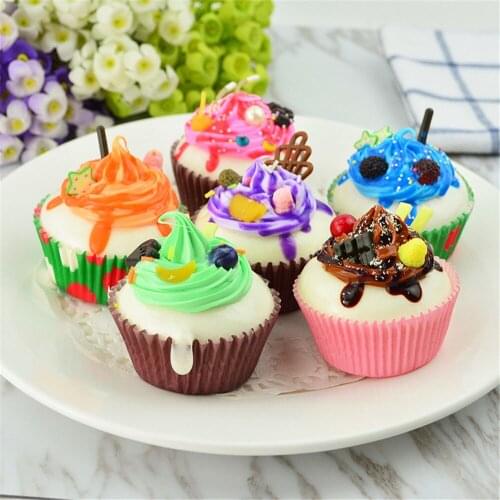 Ice cream fake cup cake model bakery tommy-shop pastry baking dessert house cake shop store decor simulation cake food props
