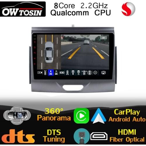 Qualcomm CPU Android For Ford Ranger Everest Raptor 2015-2019 Car Multimedia Player CarPlay Auto GPS Radio Optical HDMI DTS HIFI