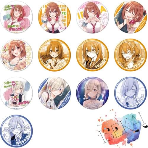 Tomodachi no imouto ga ore ni dake uzai Anime badge Iroha Metal Badge Brooch Pin