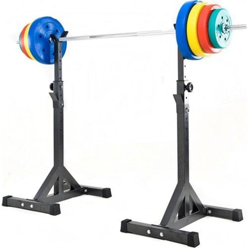 Split Type Weight Bench Squat Rack Barbell Stand-Supporting Weight Training Bench Strength Training Fitness Equipment