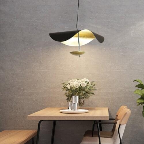 Vintage Special Dining room Led Pendant Lights Parlor Bar Office Hanglamp Black/Gold Metal Body Home Art Deco Nordic Lamp