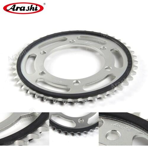 Arashi 43T Rear Sprocket For YAMAHA YZF R1 YZF-R1 520 Chain 1998 1999 2000 2001 2002 2003 Rubber Cushion Chain Sprockets