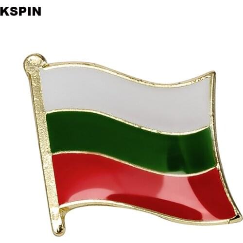 Bulgaria flag pin lapel pin badge 10pcs a lot Brooch Icons KS-0032