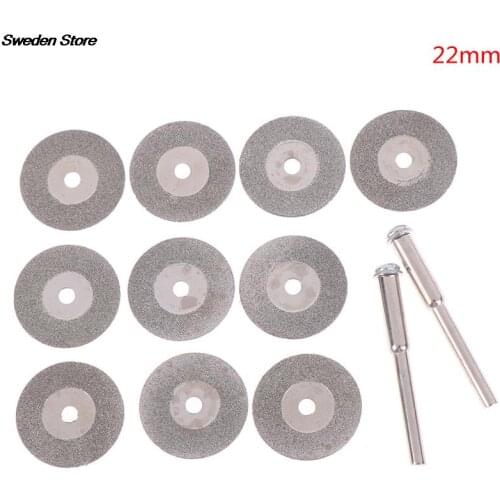 1Set/12Pcs Diamond Cutting Wheel Saw Blades Cut Off Discs For Rotary Power Tool