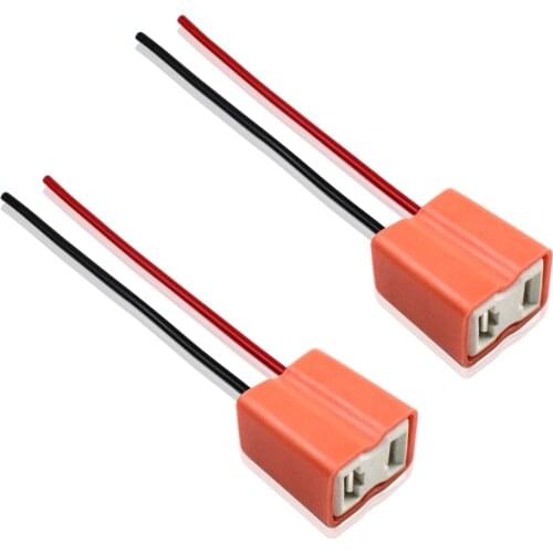2Pcs H7 Extension LED HID Halogen Bulb Wire Connector For Fog Light Headlight With High-End Version Ceramics From Dyoung Factory