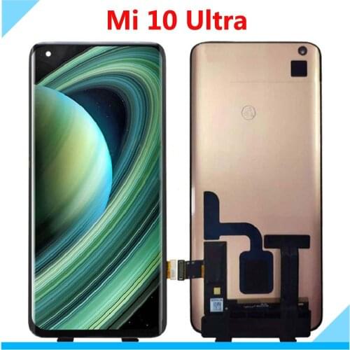 6.67" AMOLED LCD Screen For XIAOMI MI 10 Ultra LCD Display Touch Panel Digitizer Assembly Screen Replacement Parts