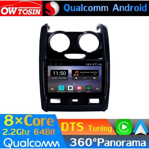 Qualcomm 8Core Android Car Media For Renault Duster 2014-2017 AT MT GPS Navigation 360 Camera Radio Optical HDMI 4G LTE WiFi DTS