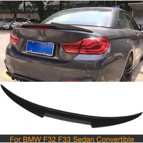 Carbon Fiber Car Rear Spoiler Wing for BMW 4 Series F32 F33 Sedan Convertible 2014-2019 Car Spoiler Trunk Boot Lip Wing Spoiler