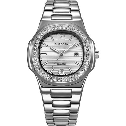 Mens Quartz Watch Fashion Wristwatches Women Luxury Diamonds Analog Vogue Watches Hombres Hour Reloj Clock Women Watch Gifts