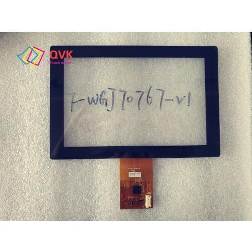Black touch screen 7 inch P/N F-WGJ70767-V1 F-WGJ70764-V1 capacitive touch screen panel repair replacement parts