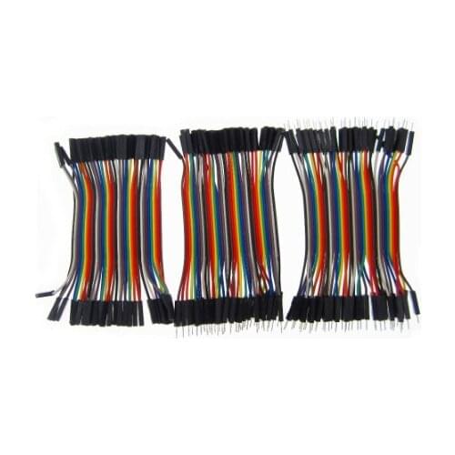 Dupont line 120pcs 10cm male to male + male to female and female to female jumper wire Dupont cable