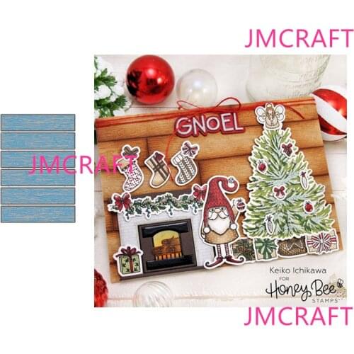 JMCRAFT 2021 New Rectangular Strips Background Metal Cutting Dies DIY Scrapbook Handmade Paper Craft Metal Steel Template Dies