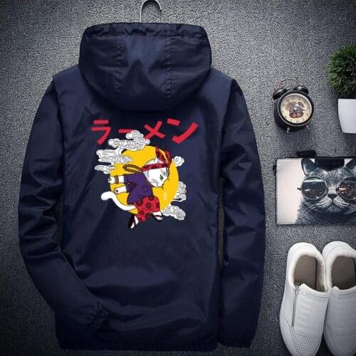 Jacket Mens 2019 Blind Print Oversized Jacket Brand Sportswear Marijana Jacket Fashion Casual Street Wind Mens Wind Destroyer