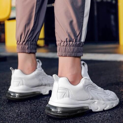 Lightsport Sneaker athletic trainers shoe men cushion Male comfort sneaker leather mesh walking breathable size black plus