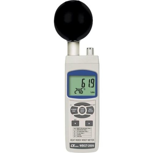 LUTRON WBGT-2009 Heat Index WBGT Meter TG,Humidity/ Air,Dew point,Wet bulb Temp