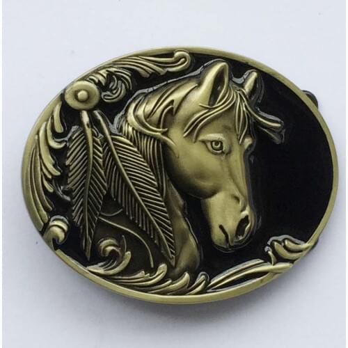 Cowboy 3D Horse Belt Buckle Man and Woman Jeans accessories Gift Fit 4cm width belt ,Many Designs