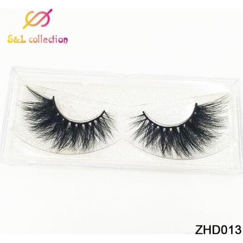3D Mink Hair False Eyelashes Wispy Cross Eye Lashes Fluffy Handmade Extension Mink Eyelashes