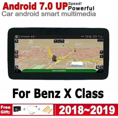 For Mercedes Benz X Class 2018~2019 NTG HD Screen Android Car GPS Navi Map Stereo Original Style Multimedia Player Auto Radio