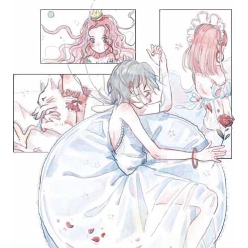 Lovely Air Girl Washi Tape for Card Making Bullet Journal DIY Scrapbooking Decorative Sticker