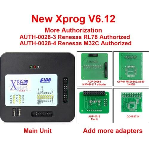 Newest X Prog-M Xprog m V5.55 V5.60 V5.84 V5.86 V6.12 ECU Chip Tunning Programmer X Prog M Box 5.55 XPROG-M Without USB Dongle