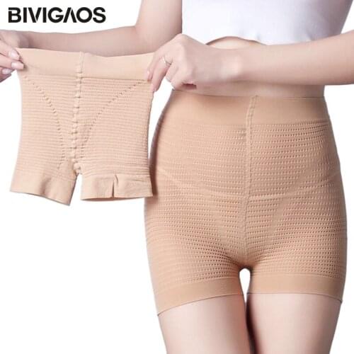BIVIGAOS New Womens Mini Safety Shorts Super Stretch Slim Anti-Exposed Thin Underwear Outerwear Summer Underpants Shaper Panties
