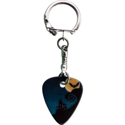 Pick Halloween Pattern Celluloid Pendant Guitar Pick Key Chain Guitar Pick Wholesale Customization