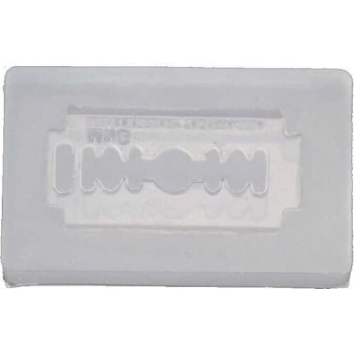 DIY Razor Blade Shape Earrings Pendant Resin Silicone Mold Jewelry Making Tools