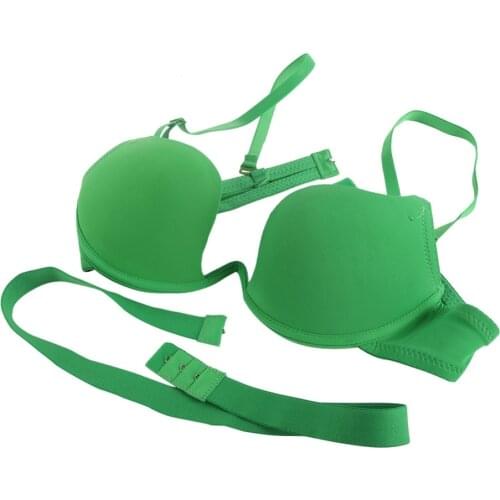Good quality Women Bra Deep U Low Cut Super Push Up Backless Bra Brassiere Sutian Underwear Bralette Sujetador T8
