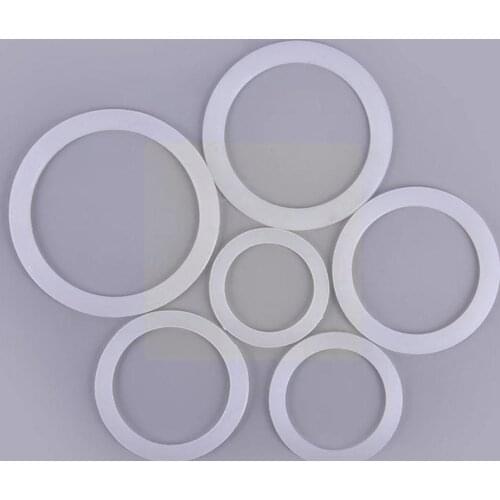 1pcs Silicone Seal Ring Flexible Mocha Pot Sealing Parts Makers Kitchen Gasket White O-ring Accessories Coffee Washer Ring J6t9