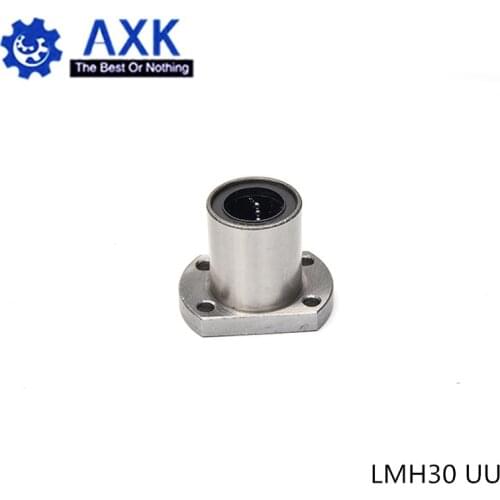 2pcs/lot Free shipping LMH30UU 30mm flange linear bearing CNC Linear Bush LMH30