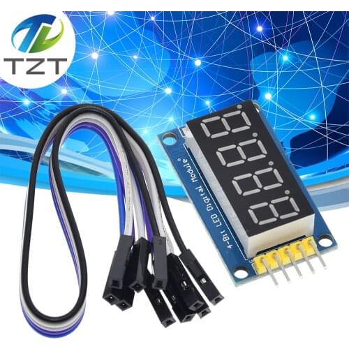 4 Bits Digital Tube LED Display Module Four Serial for Arduino 595 Driver
