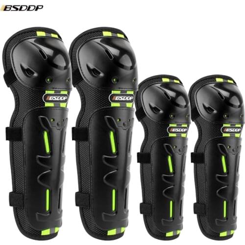 4pcs Motorcycle Kneepads Elbowpads Protective Gear Motorcross Shin Protector Man Motorbike Elbow Protection Pad Motorcycle 1012