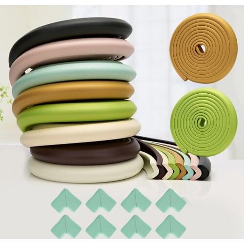 5M+8Pcs Protection From Children Corner Protector Baby Safety Edge Corner Guards Furniture Corner Protection Overlays On Corners